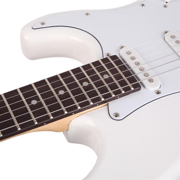 Rosewood Fingerboard Electric Guitar White