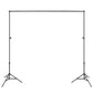 6.5 x 10ft Photo Video Studio Backdrop Background Stand Adjustable Heavy Duty Photography Backdrop Support Stand Set