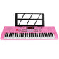 61 Keys Digital Music Electronic Keyboard Electric Musical Piano Instrument Kids Learning Keyboard w/ Stand Microphone