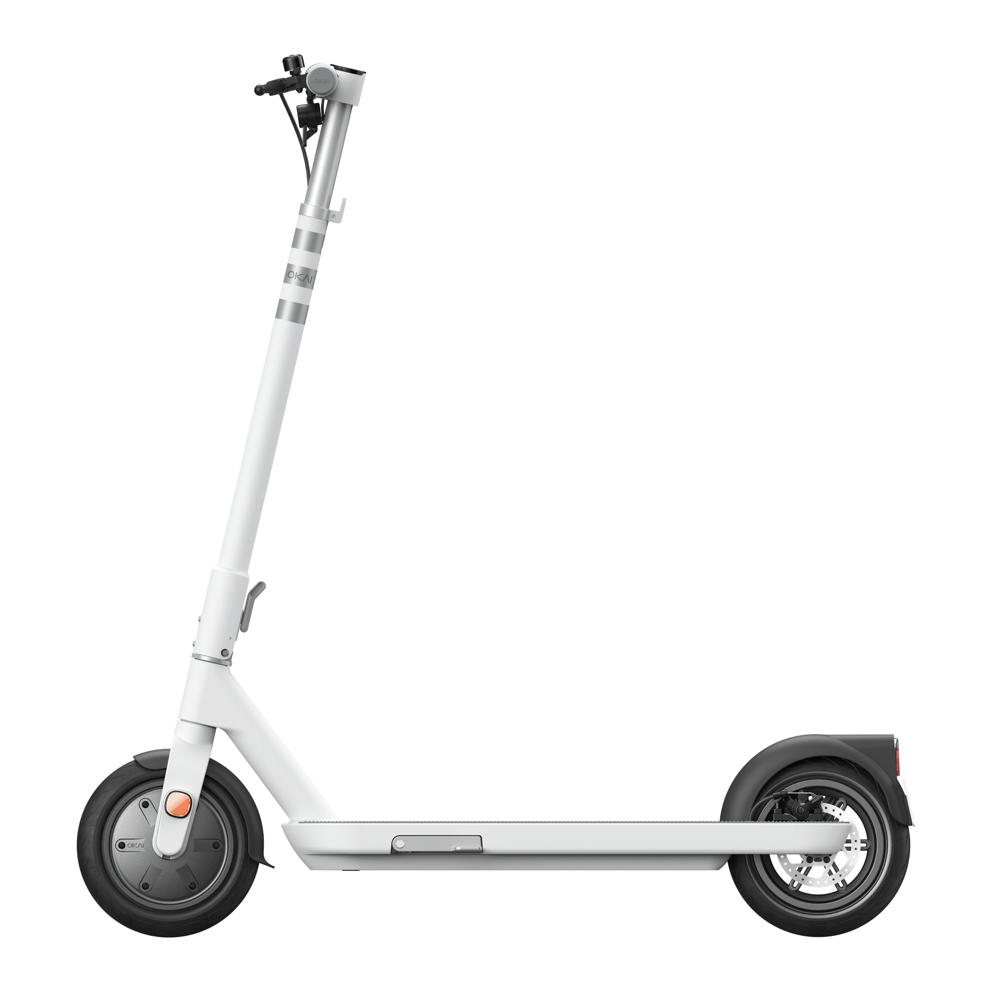 Foldable Electric Scooter w/18.6 Miles Max Operating Range & 15.5 mph Max Speed - White Core Sports & Fitness