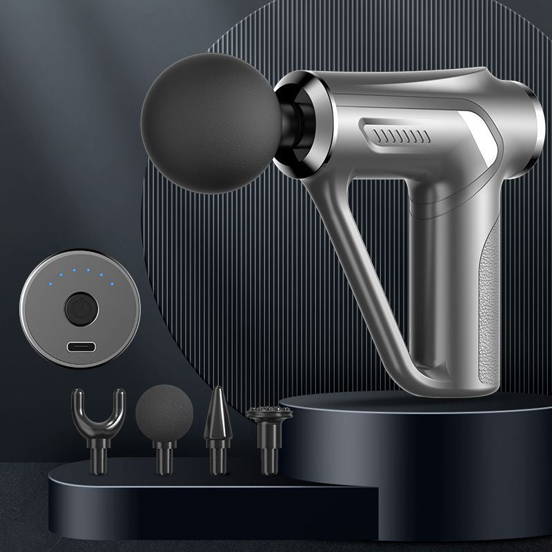 1pc Tricep Gun Deep Muscle Massage Relax Outdoor Fitness Equipment Shock Full Body Massager Electric Massage Gun Core Sports & Fitness