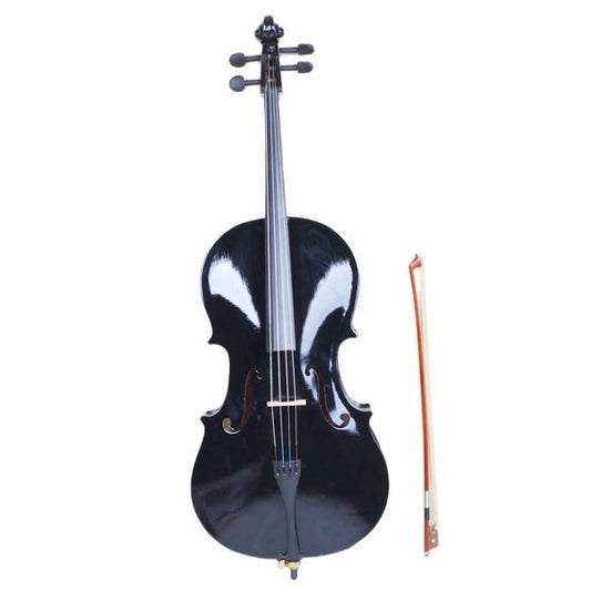 4/4 Wood Cello Bag Bow Rosin Bridge Black (Old code:85409801)