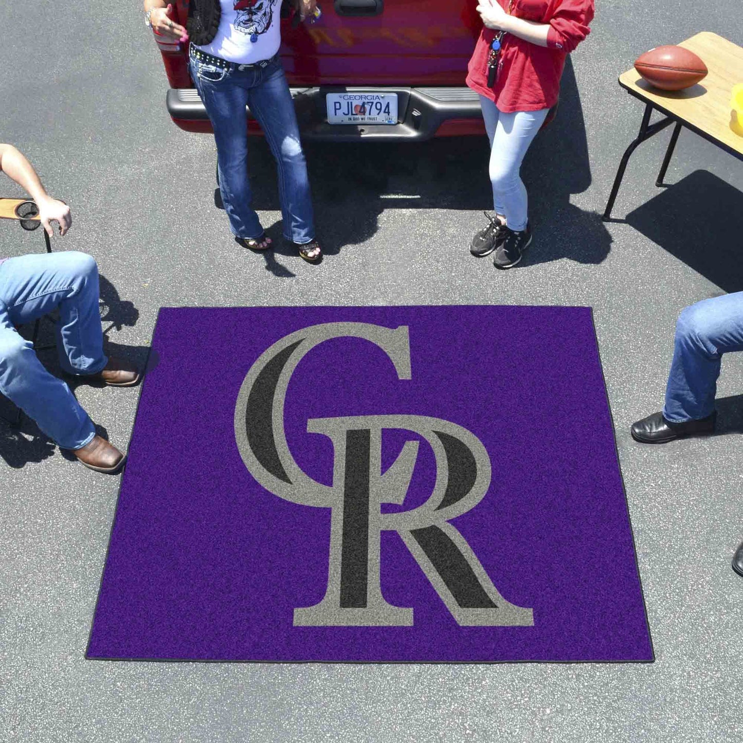 MLB - Colorado Rockies Tailgater Rug 5'x6'