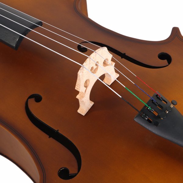 4/4 Acoustic Cello Case Bow Rosin Wood Color (Old code:86308904)