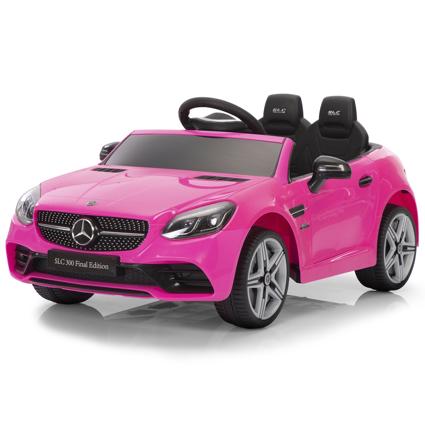 12V Kids SLC300 Ride On Toy Car, Electric Battery Powered Vehicles with LED Lights, Horn, for Children 3-6