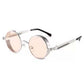 Classic Gothic Steampunk Sunglasses Luxury Brand Designer High Quality Men and Women Retro Round Metal Frame Sunglasses UV400