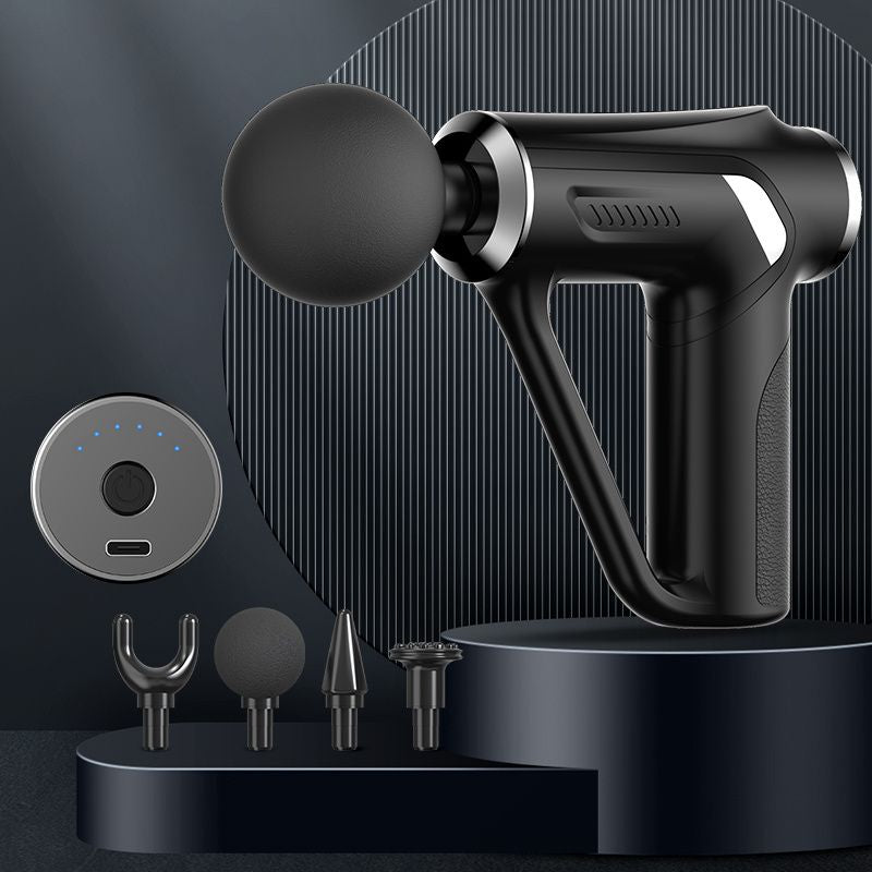 1pc Tricep Gun Deep Muscle Massage Relax Outdoor Fitness Equipment Shock Full Body Massager Electric Massage Gun Core Sports & Fitness