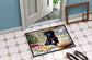 Labrador Retriever Christmas Cookies Doormat Front Door Mat Indoor Outdoor Rugs for Entryway, Non Slip Washable Low Pile, 24H X 36W