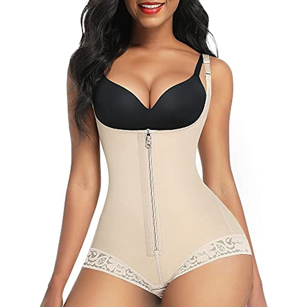 Shapewear for Women Seamless Firm Triple Control Faja Plus Size Thigh Slimmer Tummy Control Body Shaper Cnasti Strings and Thangs