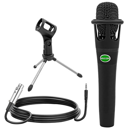 5 CORE XLR Dynamic Metal Mic Audio, Ideal for Singing, Captures Source Sound, Sturdy & Durable, Includes XLR Cable - MIC CROWN