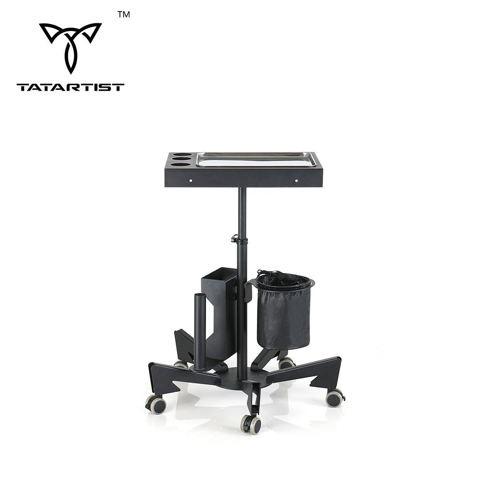 Metal tattoo tool cart, mobile tattoo workstation,tattoo trays