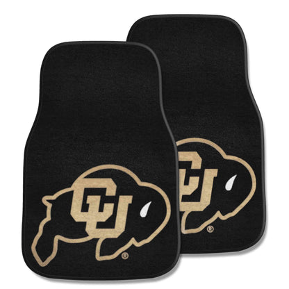 Colorado 2-pc Carpeted Car Mats 17"x27"