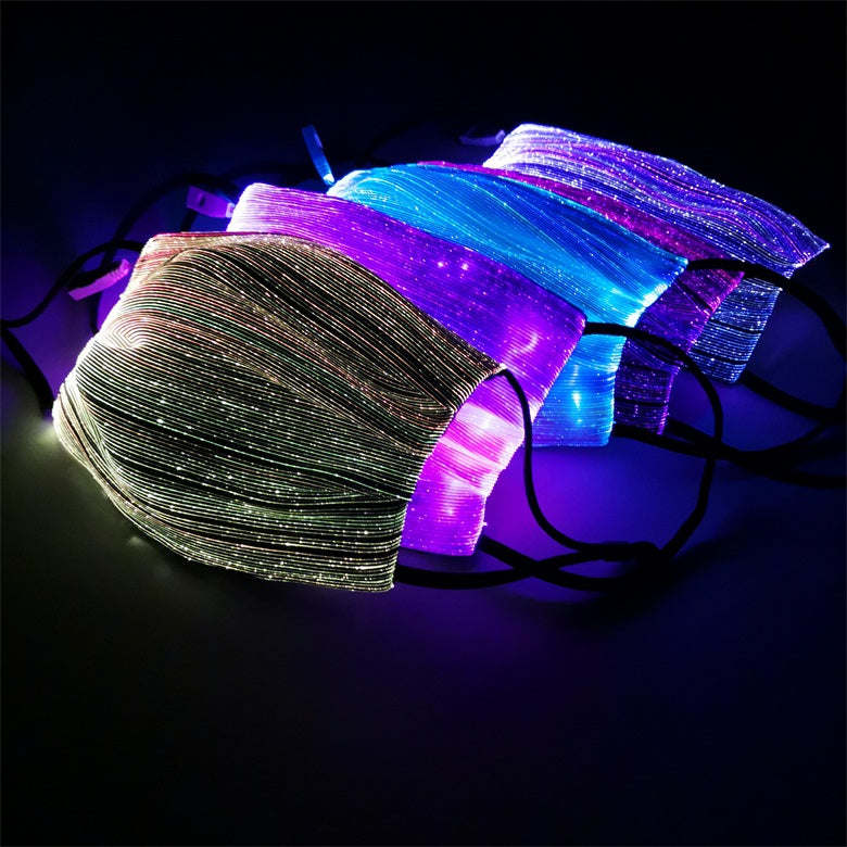 Halloween Costume -LED Mask 7 Colors Luminous