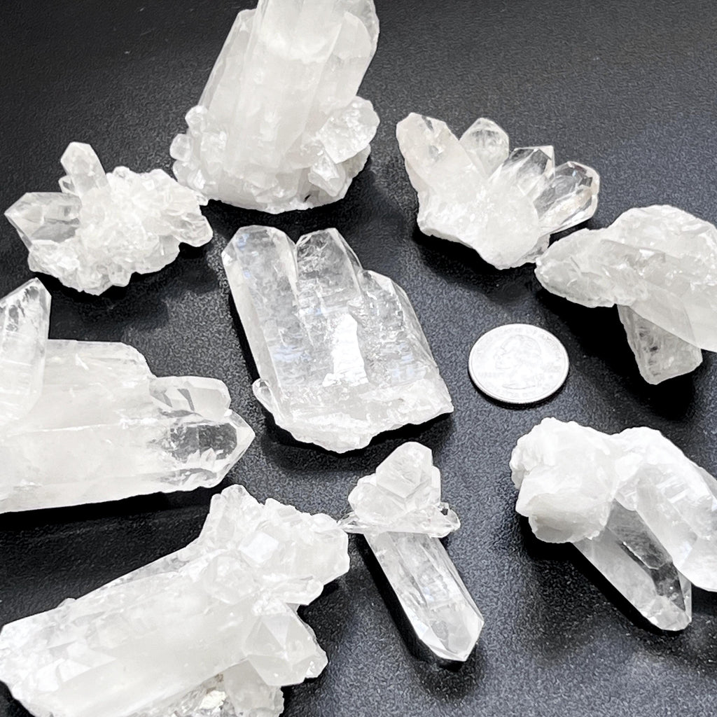 Extra Quality Clear Quartz Crystal Clusters Gemstone Decor Supply Amazing Crystals