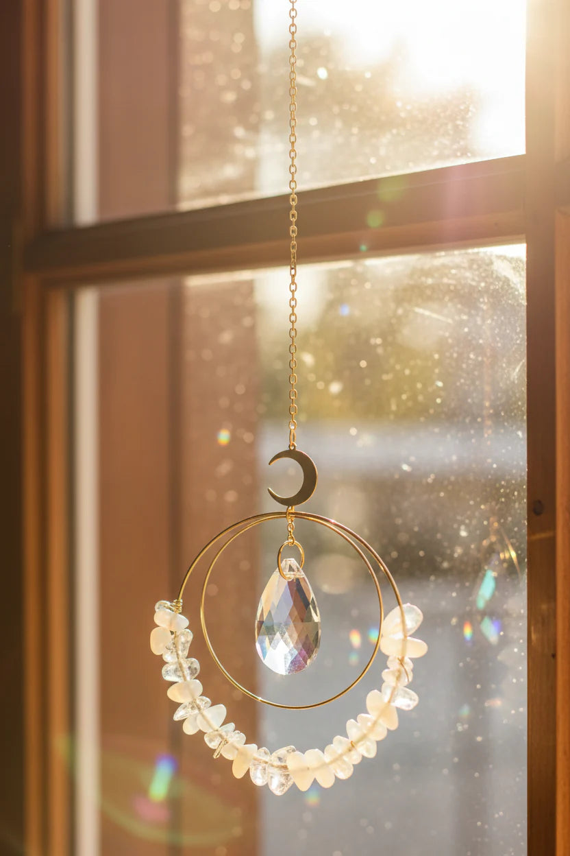 Round Suncatcher Crystal Rainbow Prisms Fashion Hut Jewelry