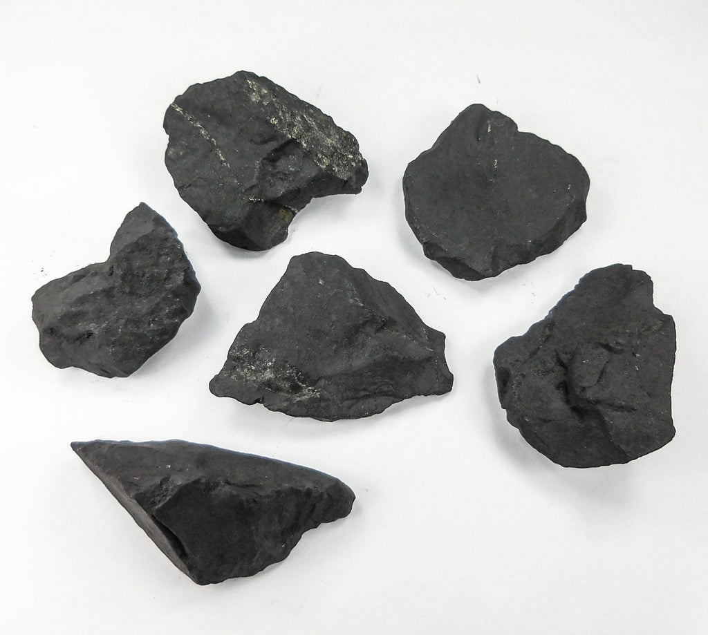 Black Shungite Type-2 Rough Raw Stones (By The Piece or Pound) Wholesale Amazing Crystals