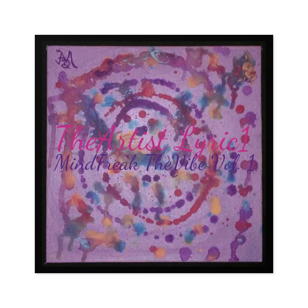 Copy of MindFreak TheVibe Vol. 1 (Album Art) Laminate Stickers, Square