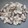 Garden Quartz Crystal (Mystical Lodolite) Small Tumbled Stones (By The Ounce Or Pound) Wholesale Amazing Crystals