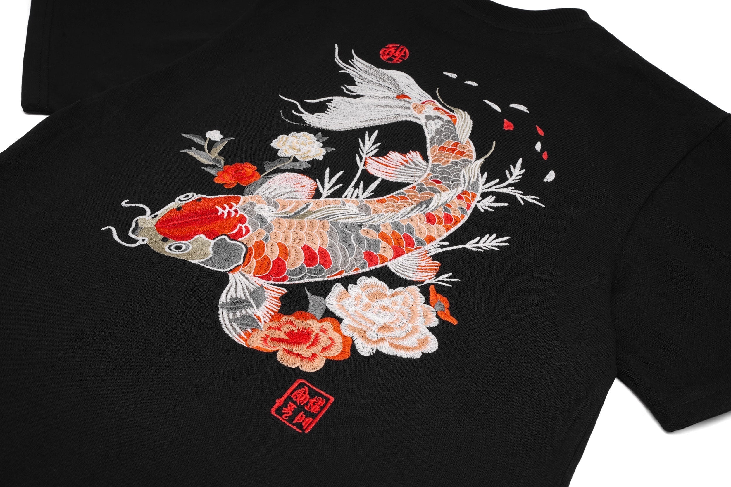 ET514 Koi Fish Embroidered Tee Niepce