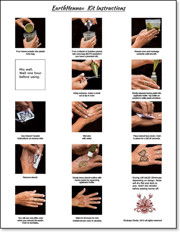 Earth Henna Premium Kit Earth Henna