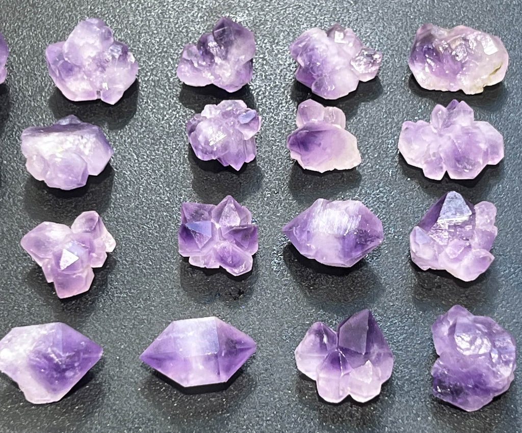 Amethyst Mini Crystal Clusters (1/2 lb)(8 oz) Half Pound Bulk Wholesale Lot Raw Gemstones Healing Crystals And Stones Amazing Crystals