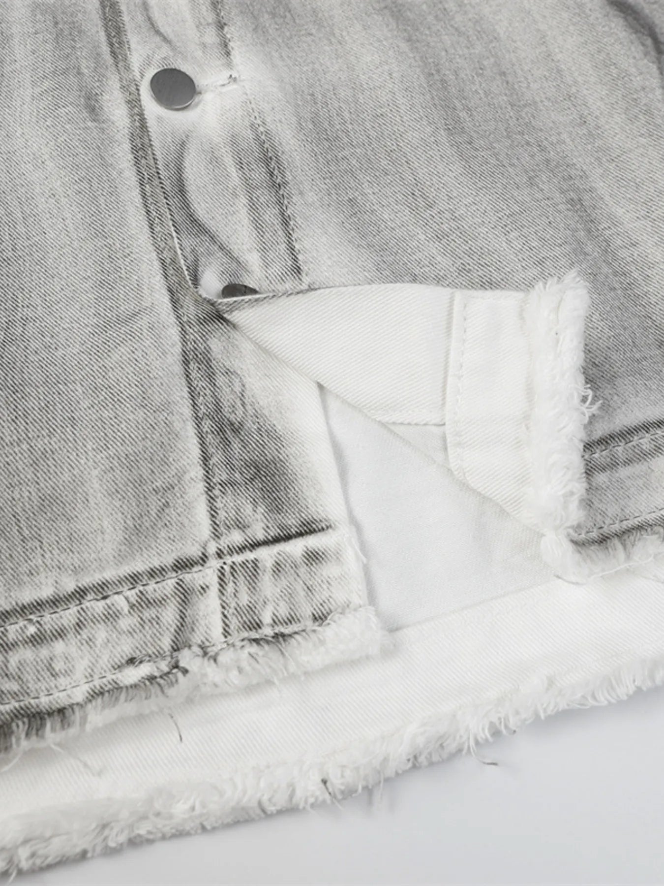 Men's Plus Size Wash Button Up Long Sleeve Denim Jacket NicholesGifts