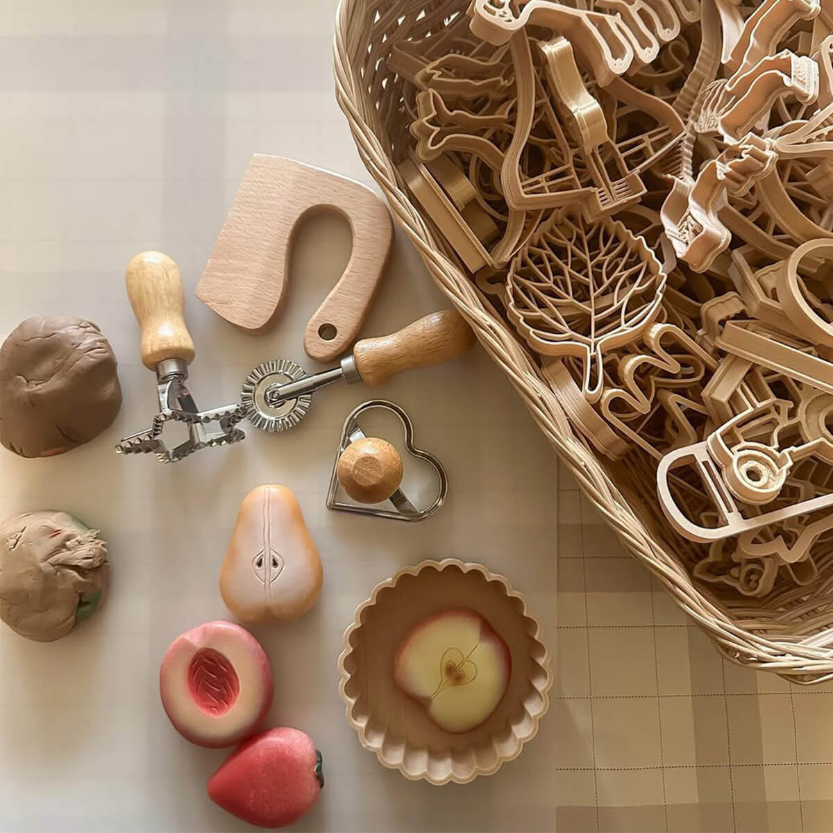 Eco-Dough Cutters – Assorted Styles - Plastic Free – Kid Safe elseware unplug