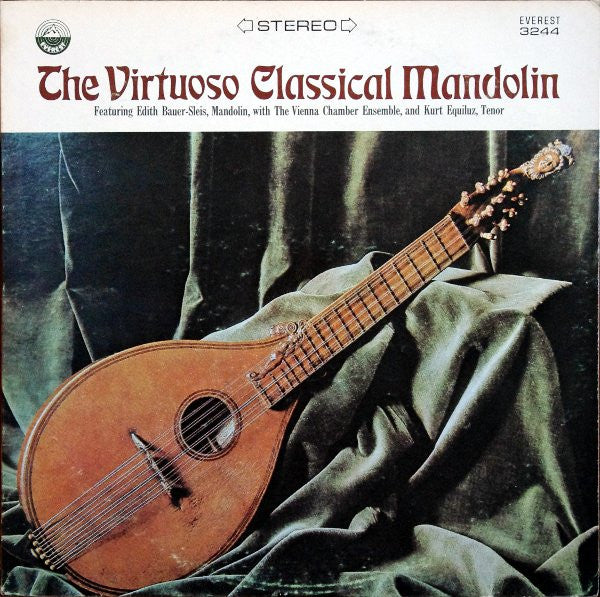 Edith Bauer-Slais With The Vienna Chamber Ensemble - The Virtuoso Classical Mandolin | Very Good Plus (VG+) Very Good Plus (VG+) Love Vinyl Records