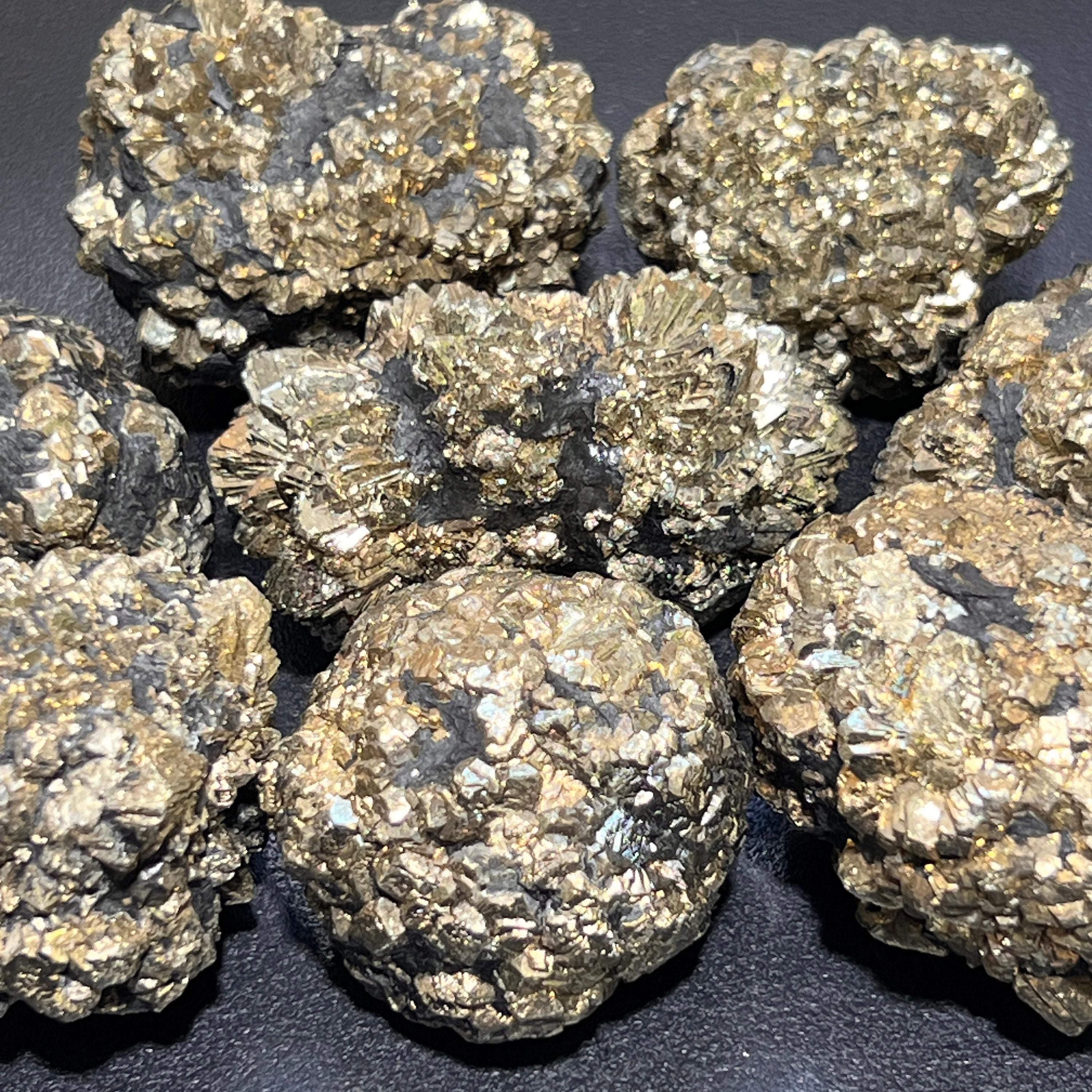 Marcasite Crystal Nodules Iron Pyrite Large Gold Nugget Rough Wholesale Amazing Crystals