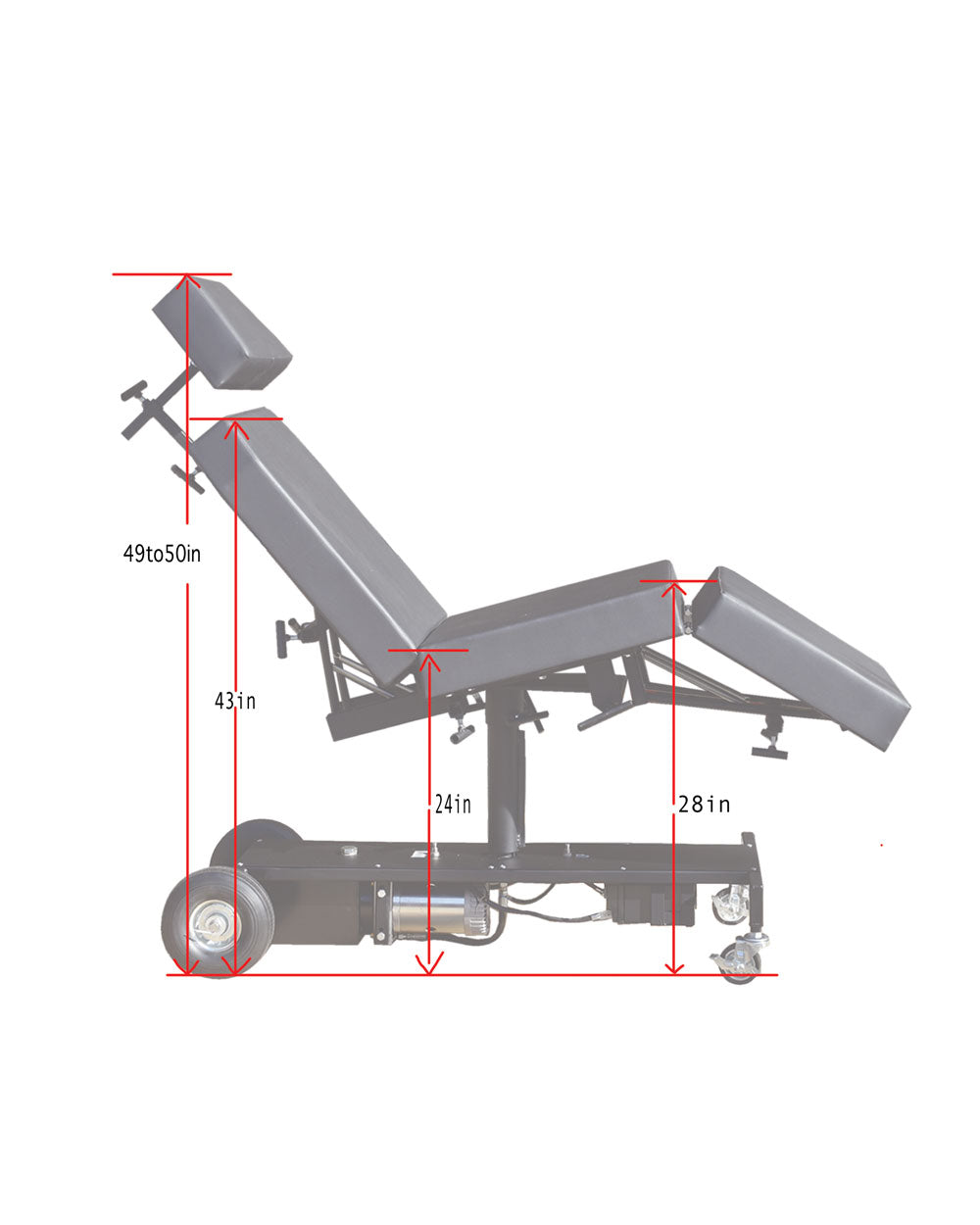 Chariot Tattoo chair/ armrest combo Stingray Tattoo supplies