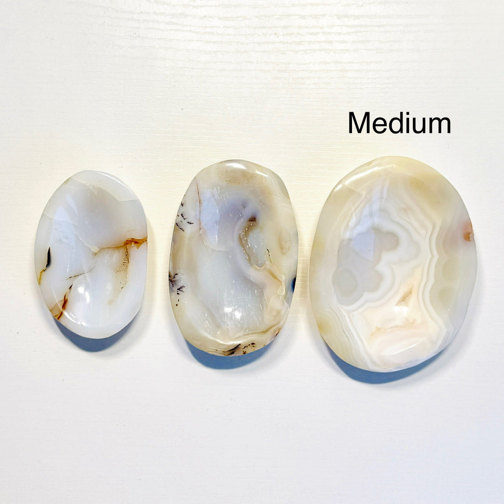 Elegant White Agate Dish – Mini, Small & Medium Sizes KREATEUR MIAMI