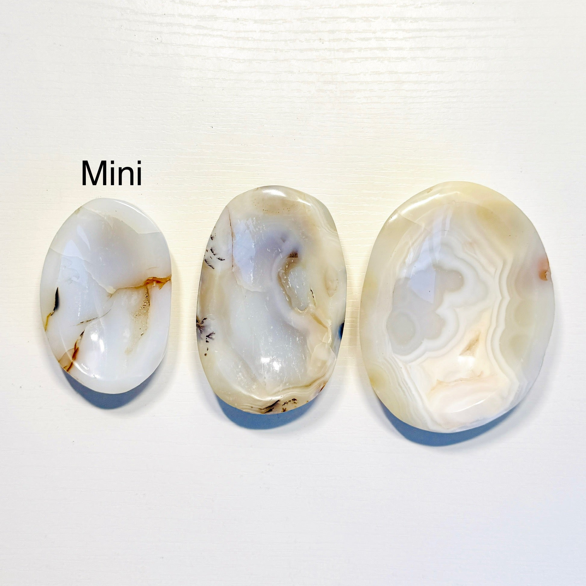 Elegant White Agate Dish – Mini, Small & Medium Sizes KREATEUR MIAMI