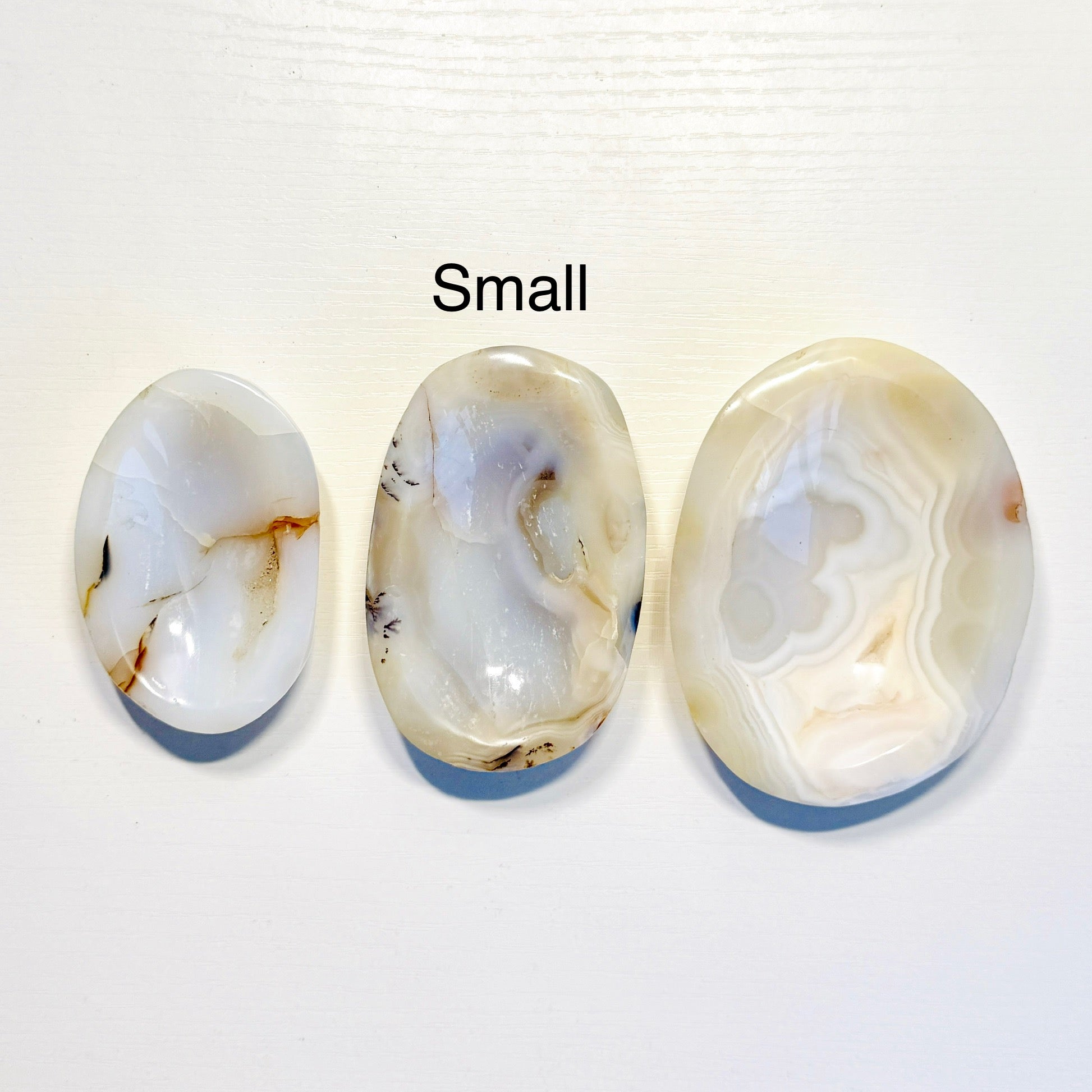 Elegant White Agate Dish – Mini, Small & Medium Sizes KREATEUR MIAMI