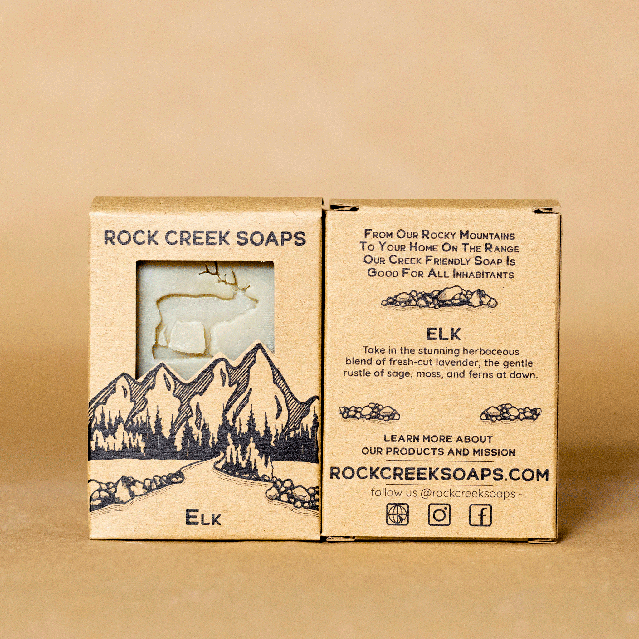 ELK SOAP | Lavender & sage Rock Creek Soaps