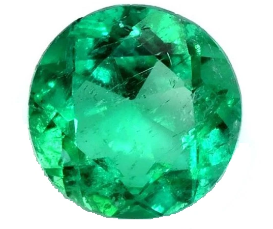 Emerald Muzo Round Cut 3mm Colombian Natural Gemstone Faceted Tiny rocksolidfossils
