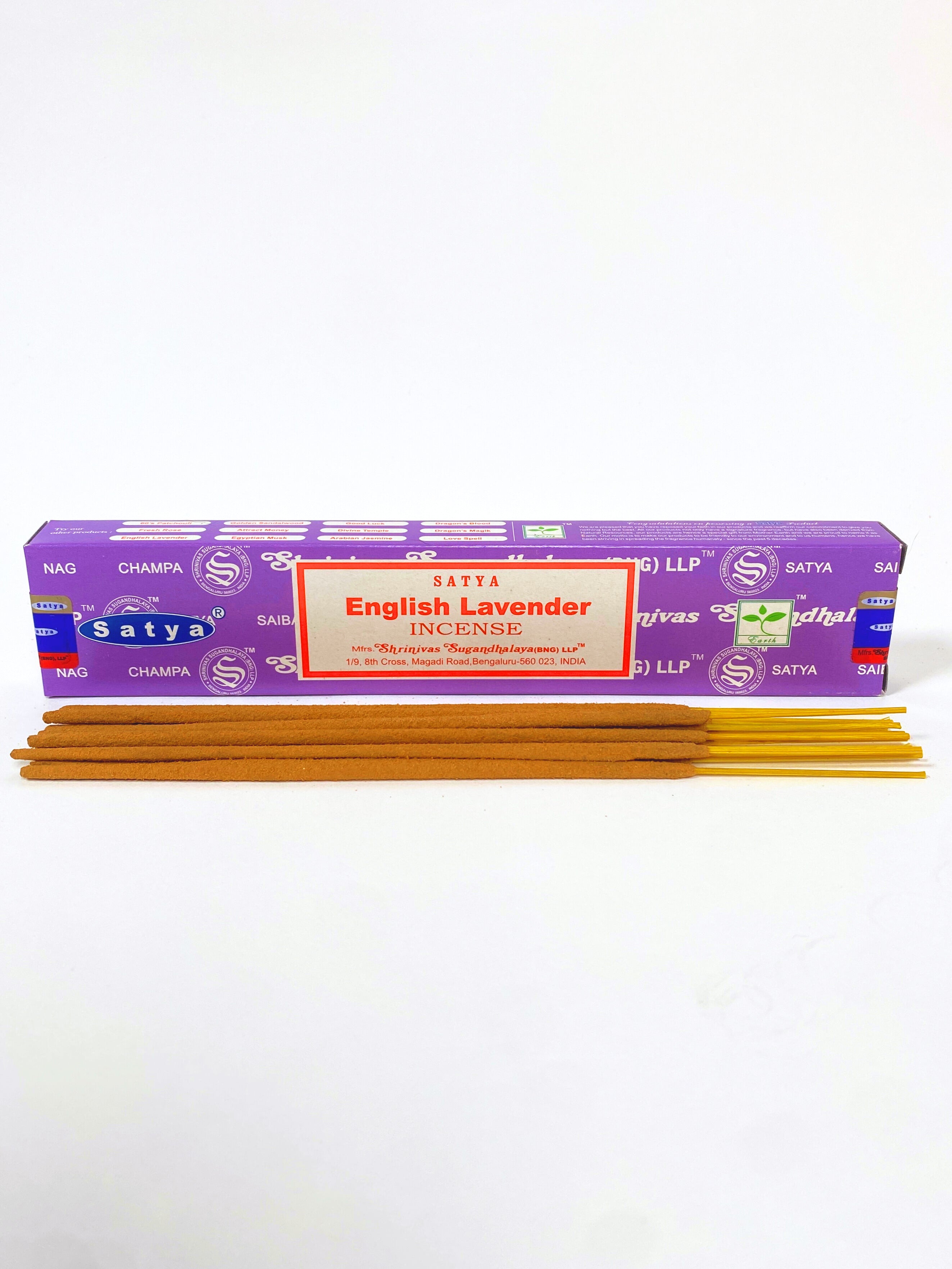 Satya English Lavender Incense | 15g Auric Blends