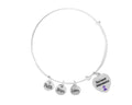 Epilepsy Awareness Heart Retractable Charm Bracelets The Awareness Company