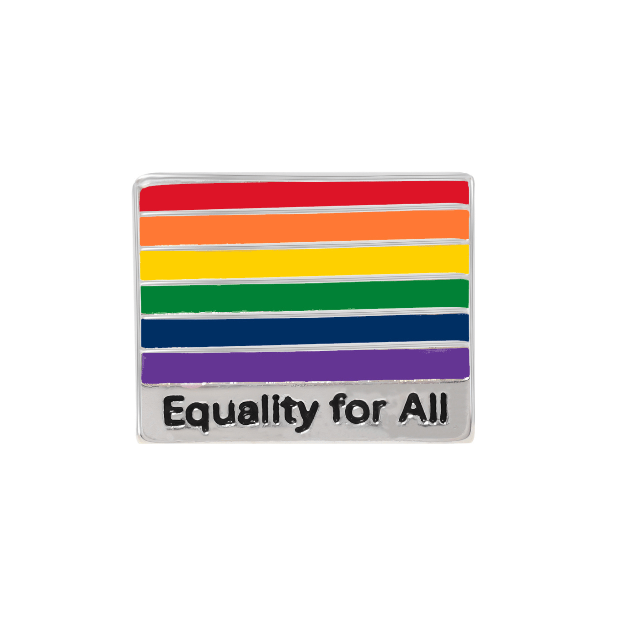 10 Pack Quality For All Rainbow Flag Pins The Awareness Company