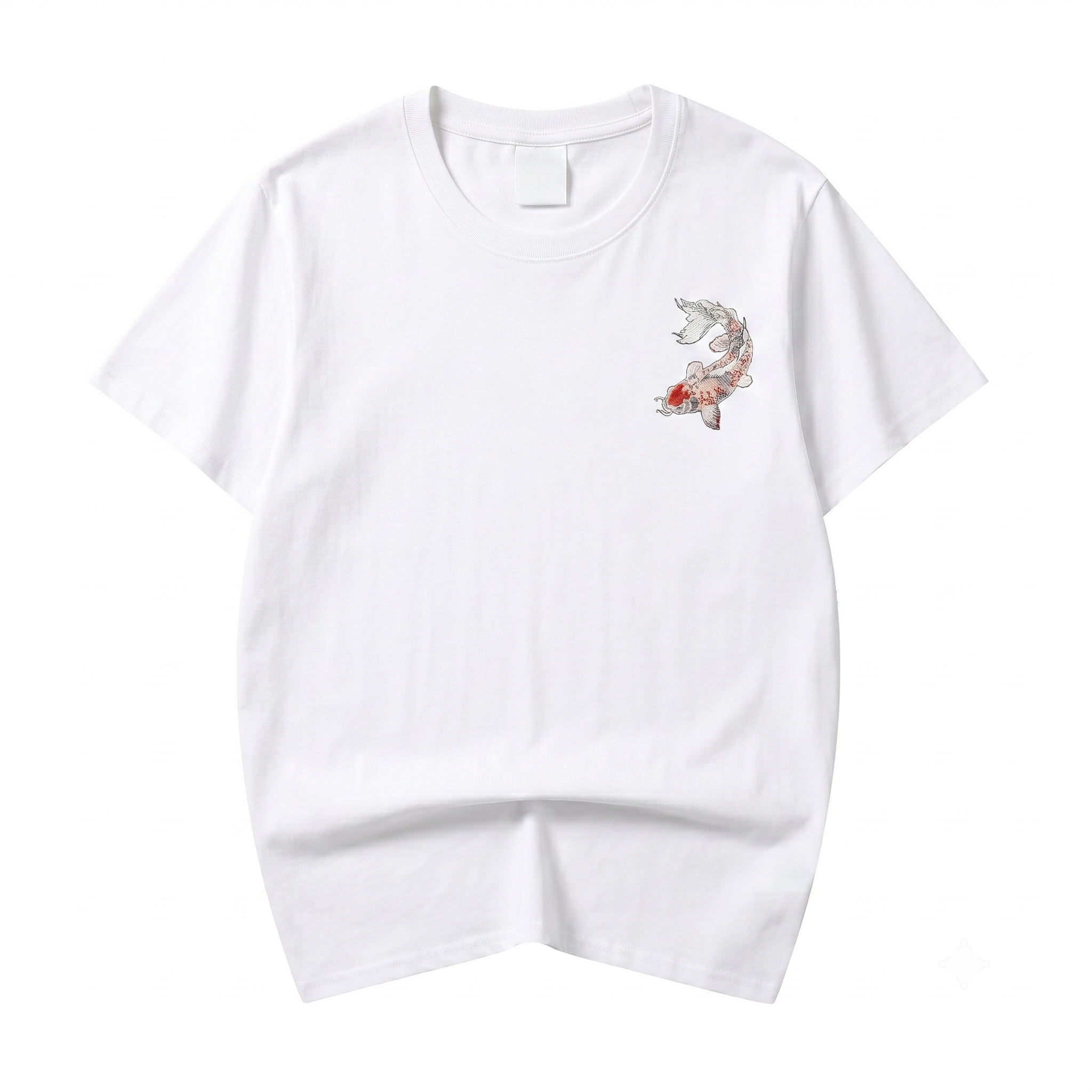 ET514 Koi Fish Embroidered Tee Niepce