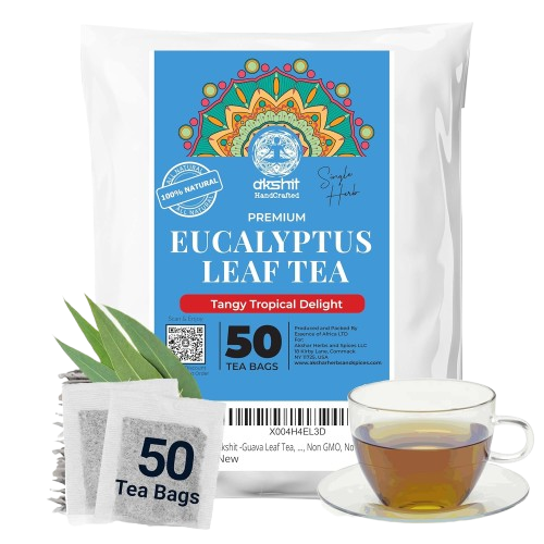 Eucalyptus Tea Bags 50 Count | Akshar Herbs Akshit
