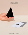 Shungite Pyramid Tall CRYSTALS.COM