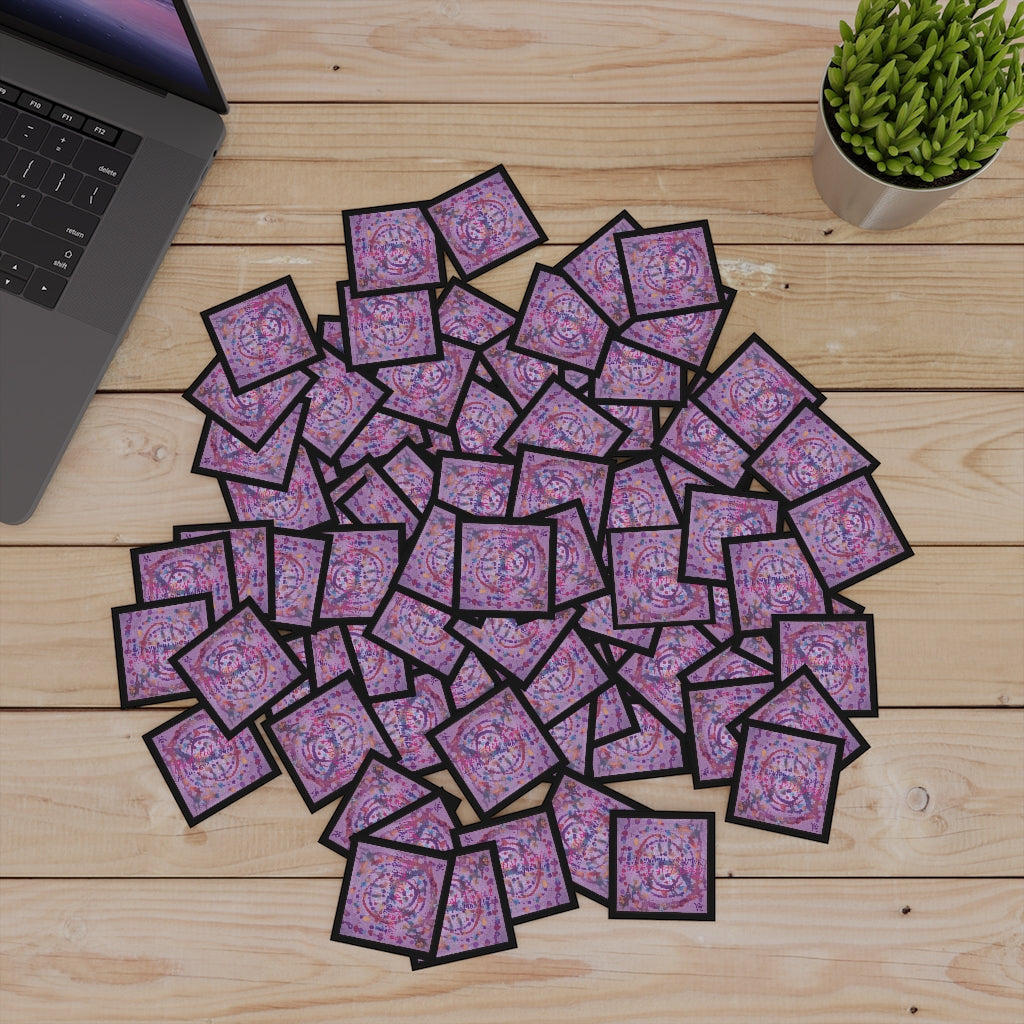 Copy of MindFreak TheVibe Vol. 1 (Album Art) Laminate Stickers, Square