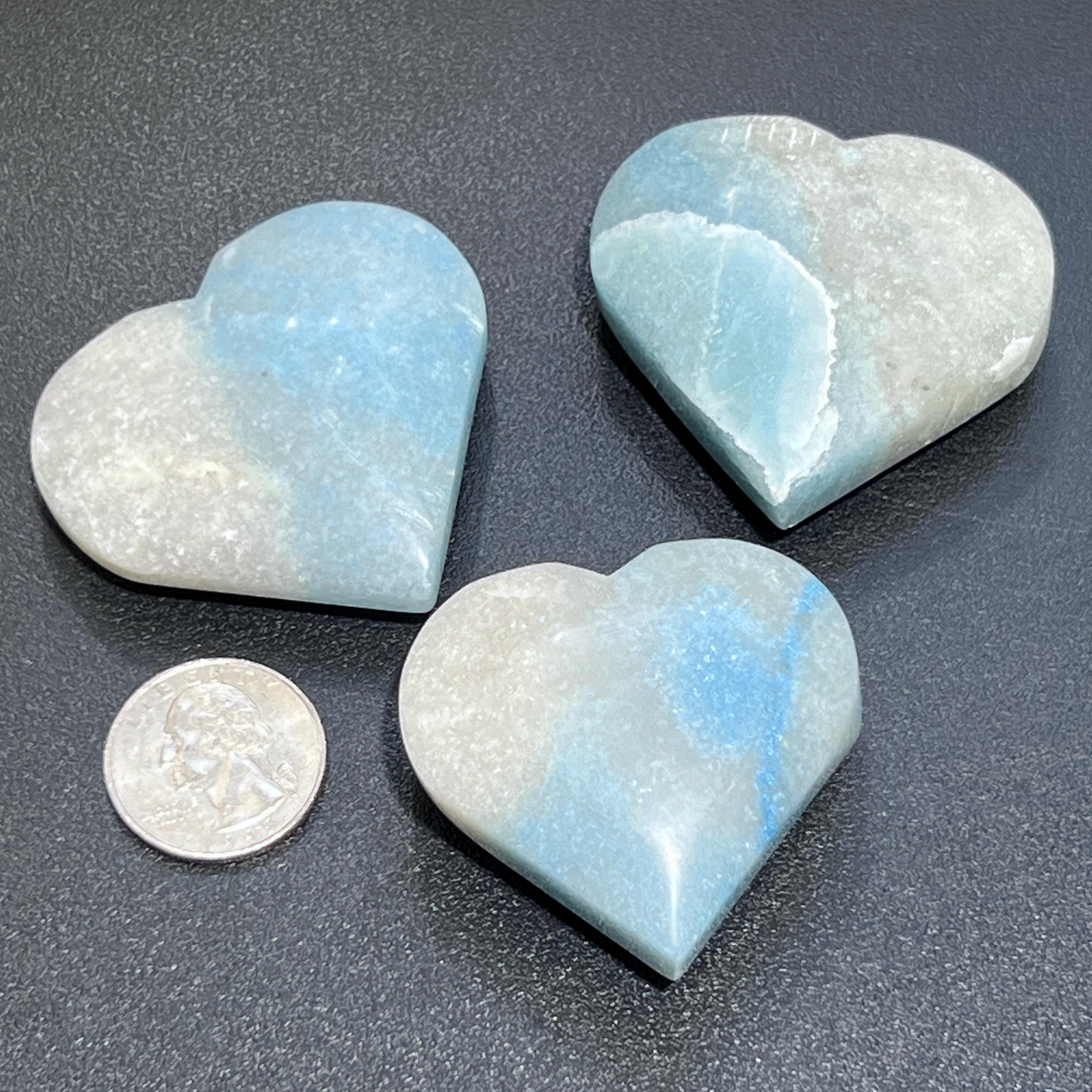 Trolleite Heart Gemstone Decor Carving Supply Amazing Crystals
