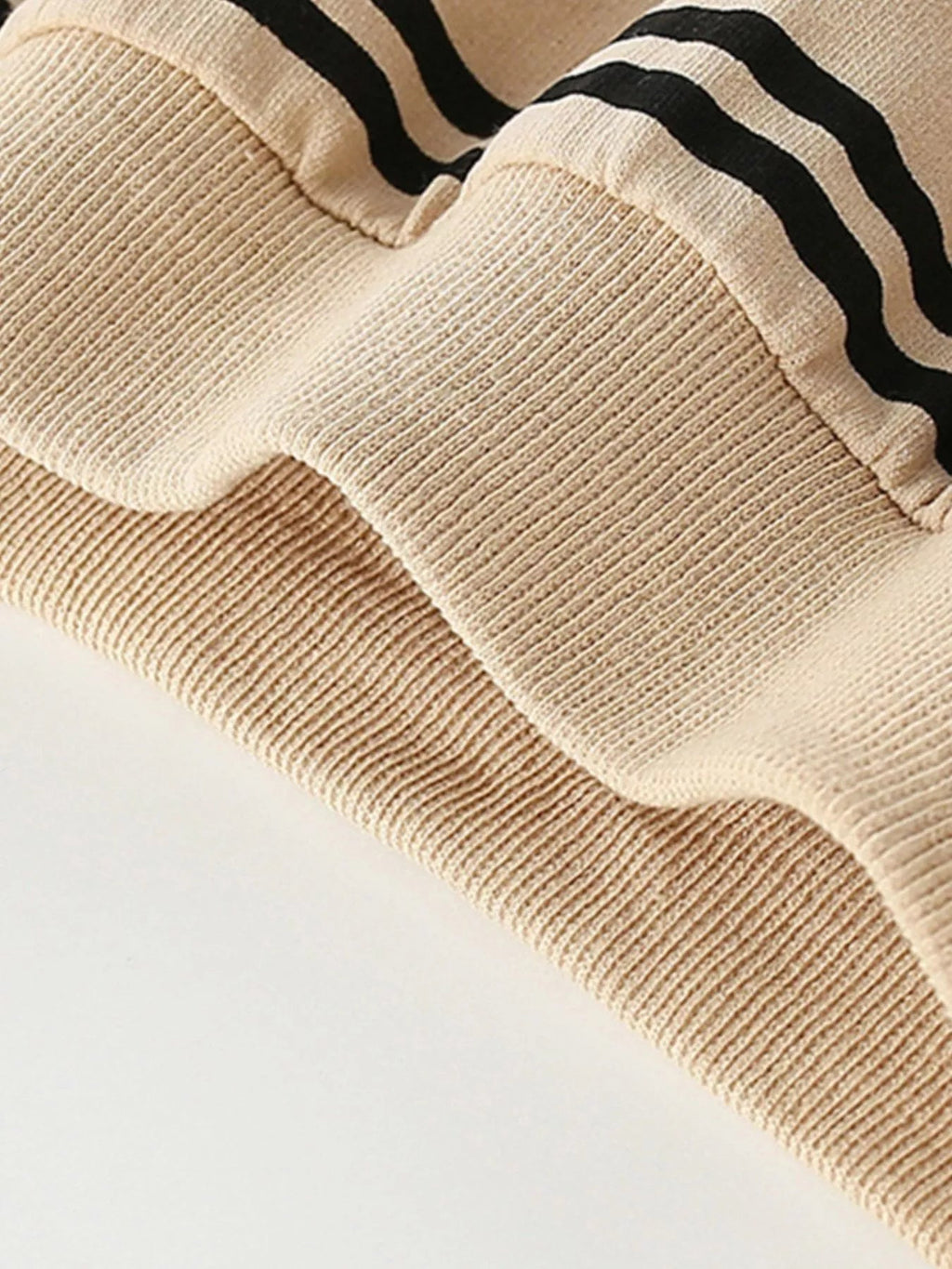 Toddler Boys Striped Bear Crew Neck Sweatshirt NicholesGifts