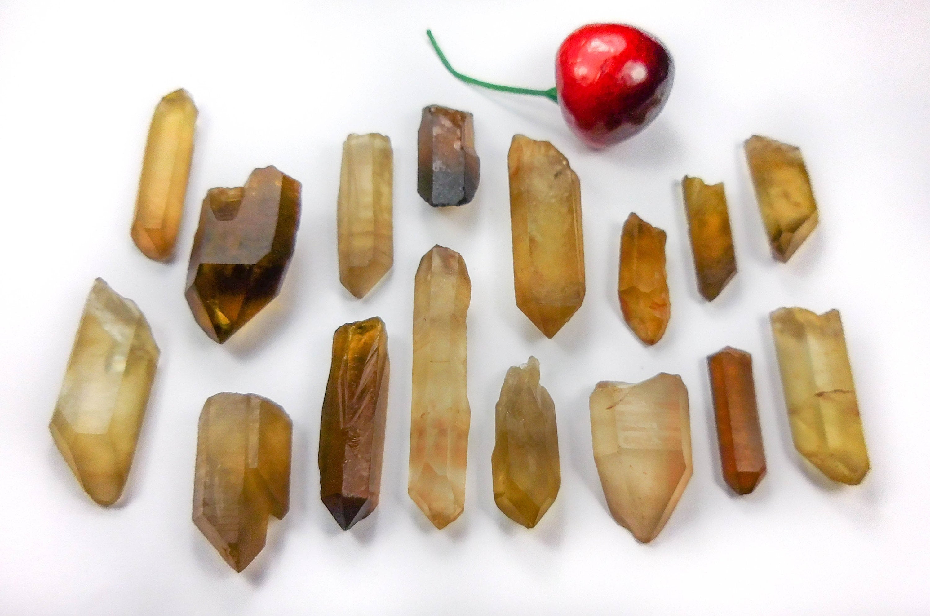 Bulk Wholesale Citrine Lot 50 Grams ( 10 to 15 pcs ) Natural Untreated Crystal Points from Congo Rough Raw Healing Crystals And Stones Amazing Crystals
