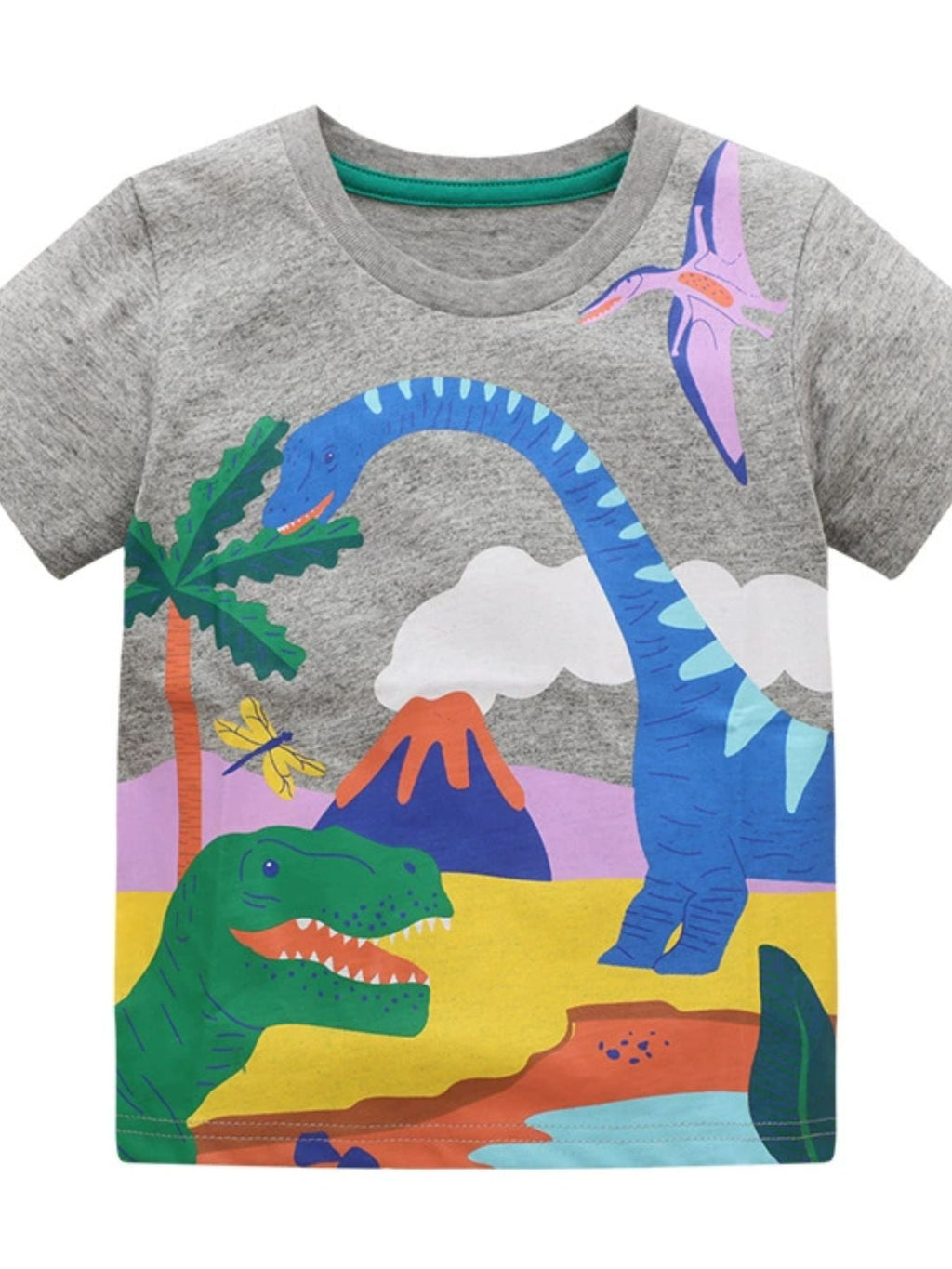 Toddler Boys and Boys Printed Round Neck Short Sleeve T-Shirt NicholesGifts