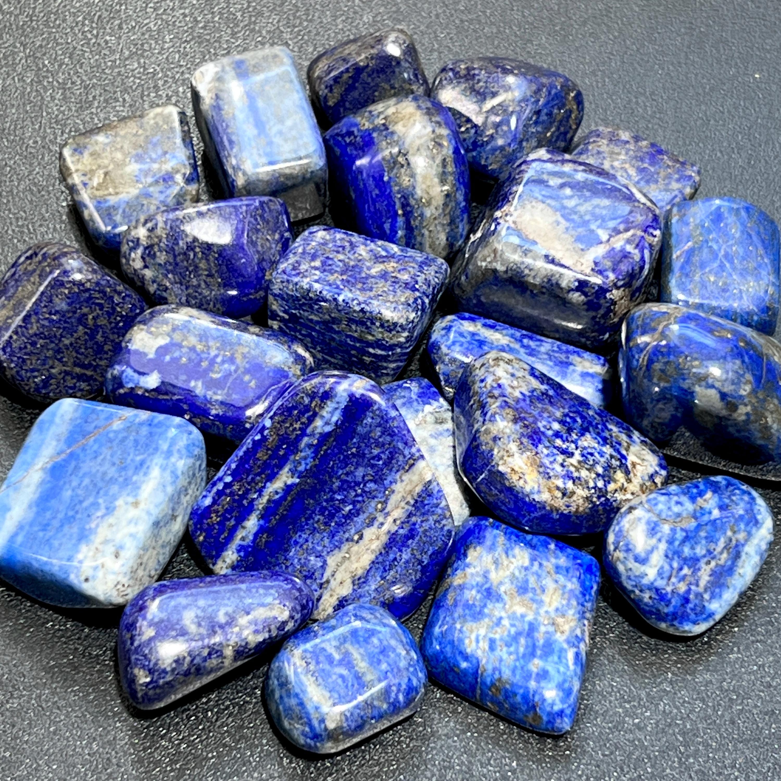 Lapis Lazuli Tumbled Stones Mixed Quality (By The Piece or Pound) Bulk Wholesale Lot Amazing Crystals