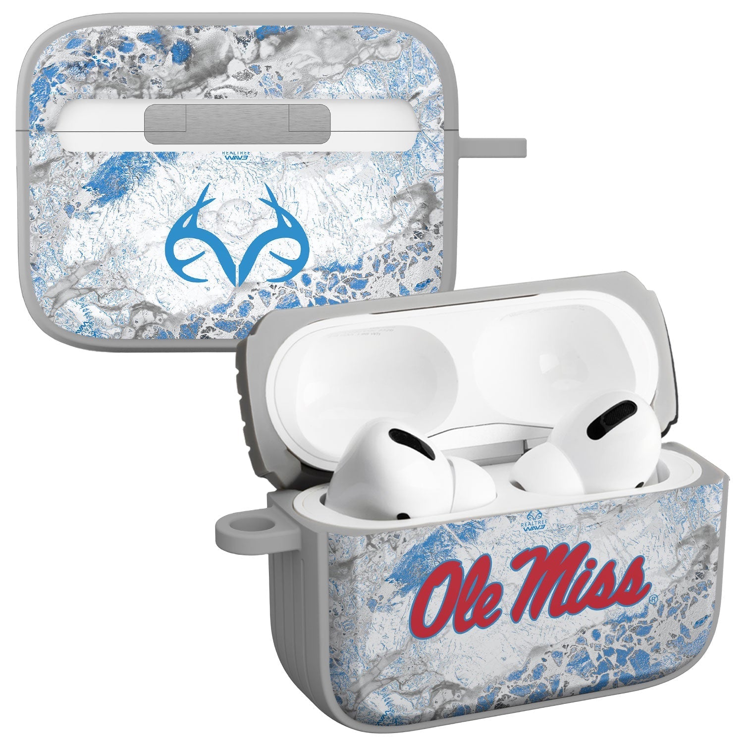 Mississippi Ole Miss Realtree HDX Apple AirPods Pro 1 & 2 Case Cover Affinity Bands