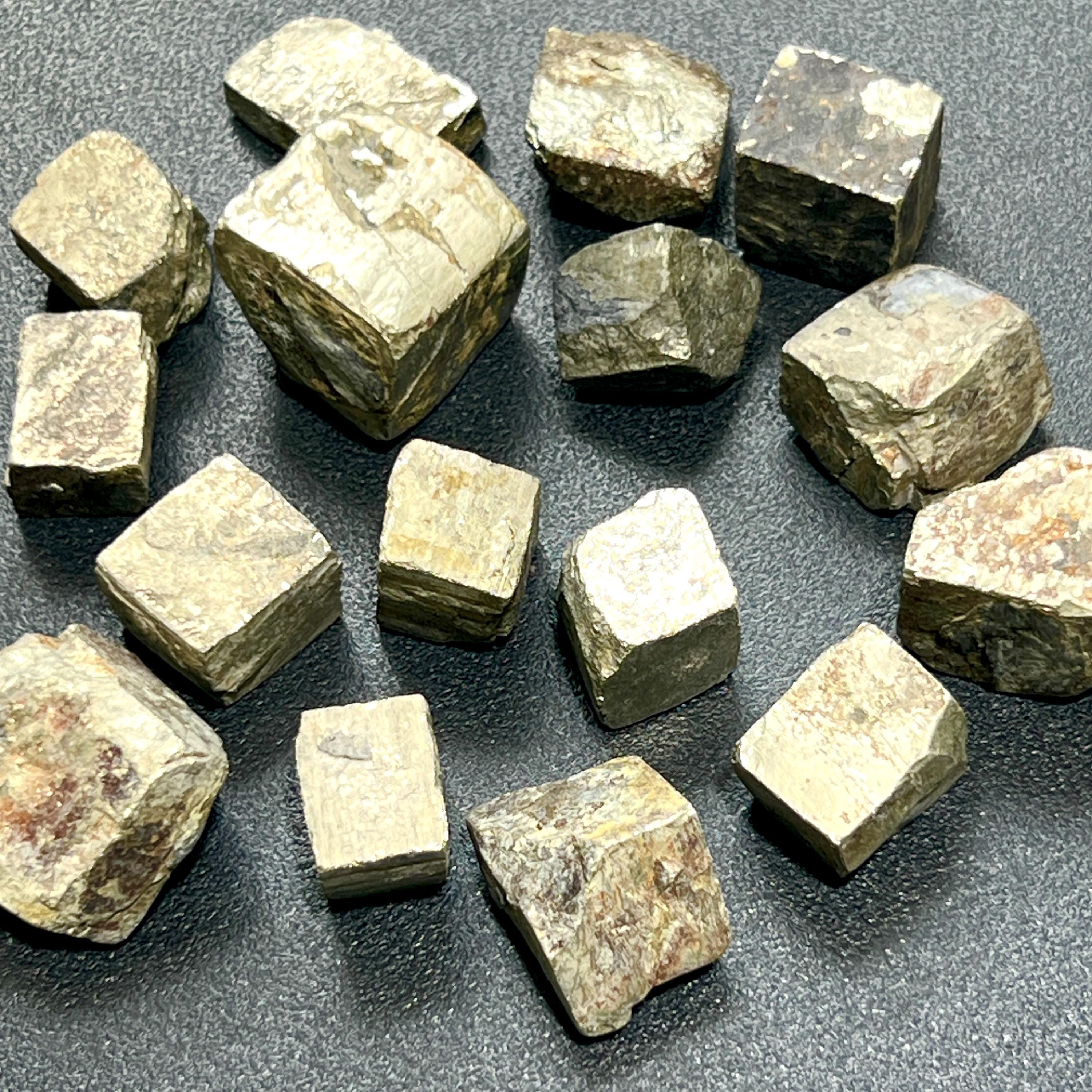 Gold Iron Pyrite Crystal Cubes Rough Raw (By The Piece or Pound) Amazing Crystals
