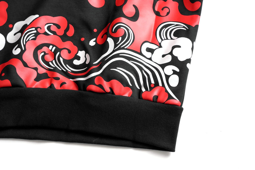 SW9060 Red Demon Embroidered Sweater Niepce
